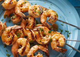 طريقة عمل روبيان مشوي بالأعشاب