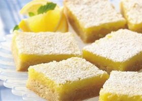 طريقة عمل مربعات حلى الليمون