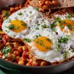 طريقة عمل شكشوكة بالحمص للفطور