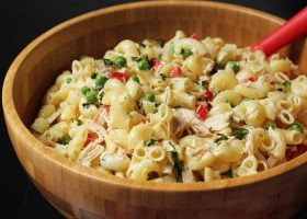 طريقة عمل سلطة المكرونة بالتونة