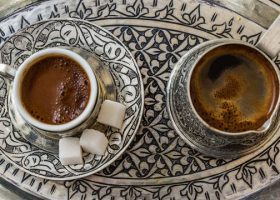 طريقة عمل قهوة تركية بالمستكة