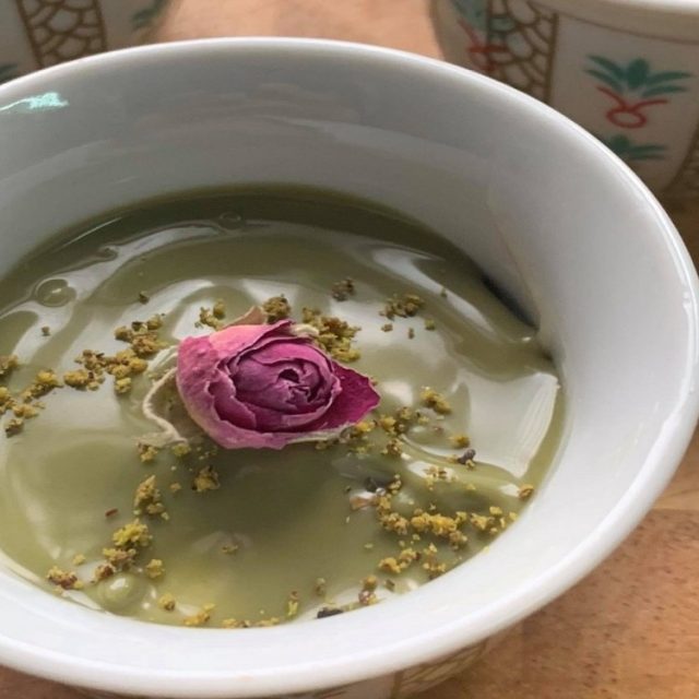 طريقة عمل مهلبية بالفستق الحلبي