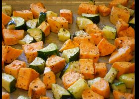 طريقة عمل خضار مشوي بخل البلسميك