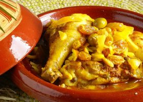 طريقة عمل طاجن الدجاج بالزيتون