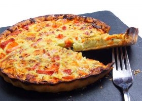 طريقة عمل كيش بالخضار