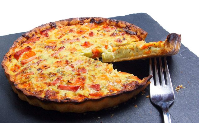 طريقة عمل كيش بالخضار