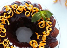 طريقة عمل كيك البرتقال بالشوكولاتة