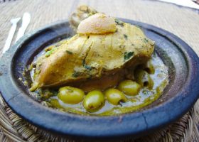 طريقة عمل دجاج مغربي