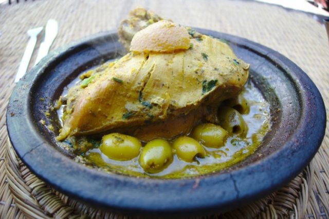 طريقة عمل دجاج مغربي