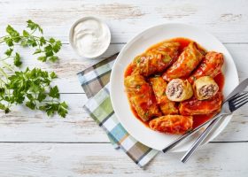 طريقة عمل ملفوف محشي كيتو