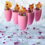 طريقة عمل مهلبية الورد بالكروكان