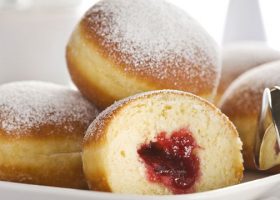 طريقة عمل الدونات المحشية