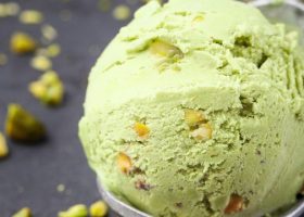 طريقة عمل آيس كريم بالفستق الحلبي