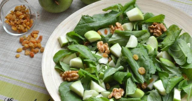 طريقة عمل سلطة الجرجير بالتفاح