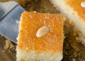 طريقة عمل النمورة اللبنانية