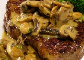 طريقة عمل ستيك بالمشروم دايت