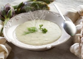 طريقة عمل شوربة الخرشوف بالكريمة