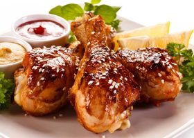 طريقة عمل دجاج مشوي بالصلصة الحارة دايت