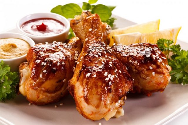 طريقة عمل دجاج مشوي بالصلصة الحارة دايت