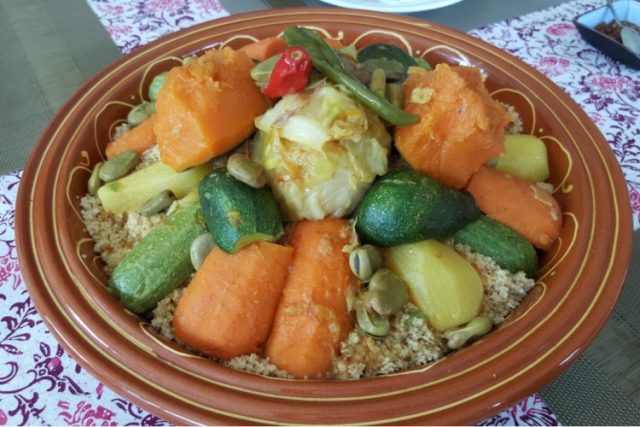 طريقة عمل الكسكسي المغربي