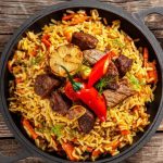 طريقة عمل كبسة لحم الغنم