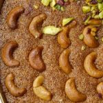 طريقة عمل بسبوسة الحليب المحموس