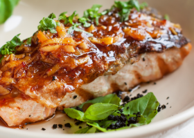 طريقة عمل سمك فيليه بصوص البرتقال للرجيم