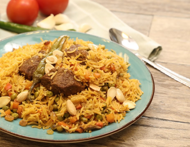 طريقة عمل الأرز باللحم والبهارات
