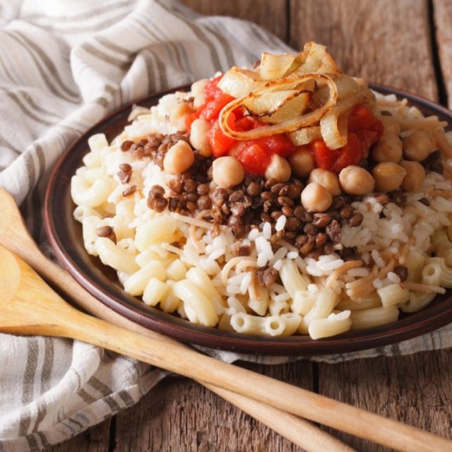 طريقة عمل الكشري المصري