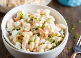 طريقة عمل سلطة التونة بالمكرونة والمايونيز