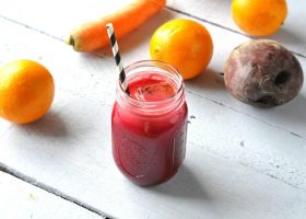 طريقة عمل عصير شمندر وبرتقال