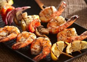 طريقة عمل روبيان مشوي بالتتبيلة