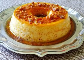 طريقة عمل كيكة الكريم كراميل