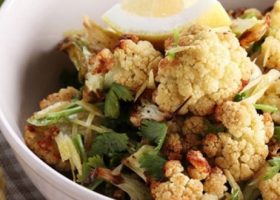 طريقة عمل سلطة القرنبيط مع صوص الليمون