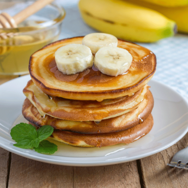 طريقة عمل البان كيك بالموز