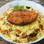 طريقة عمل سمك بوري مشوي مع أرز صيادية