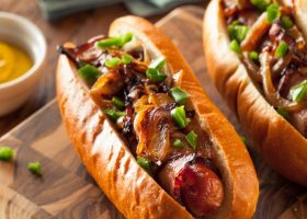 طريقة عمل ساندويش النقانق بالفطر