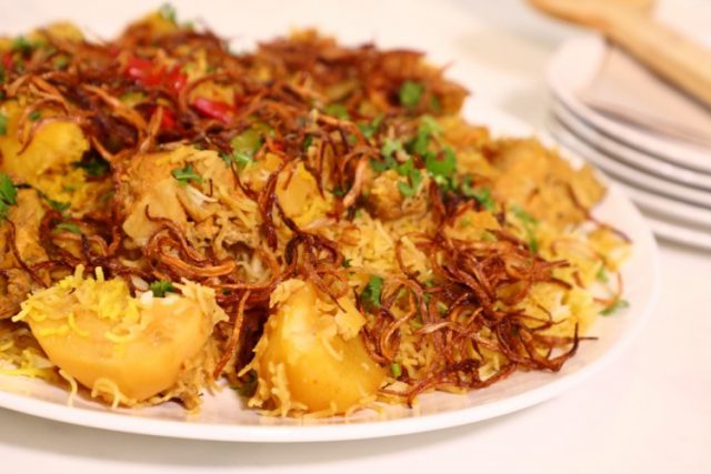 طريقة عمل أرز زربيان العدني