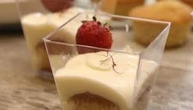 طريقة عمل كيكة الزعفران بالكاسات