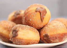 طريقة عمل الدونات الإيطالي بحشوة النوتيلا