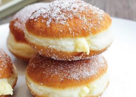 طريقة عمل دونات محشي كاسترد