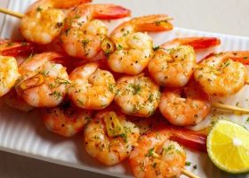 طريقة عمل جمبري مشوي بالخلطة