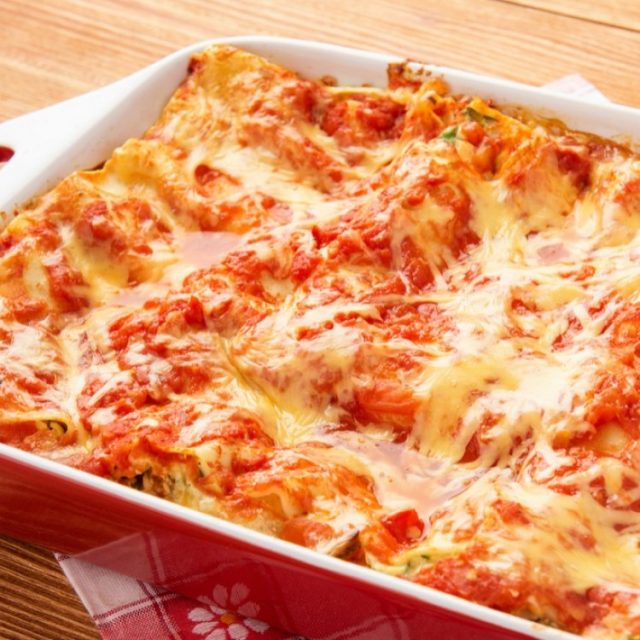 طريقة عمل لازانيا بدون لحم