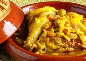 طريقة عمل طاجن الدجاج المغربي