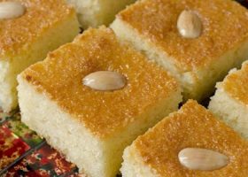 طريقة عمل البسبوسة صيامى