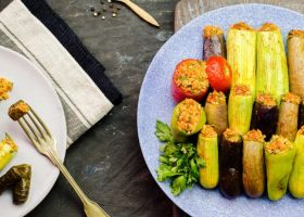 طريقة عمل محشي خضار بدون لحم