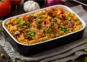 طريقة عمل صينية رز بالدجاج