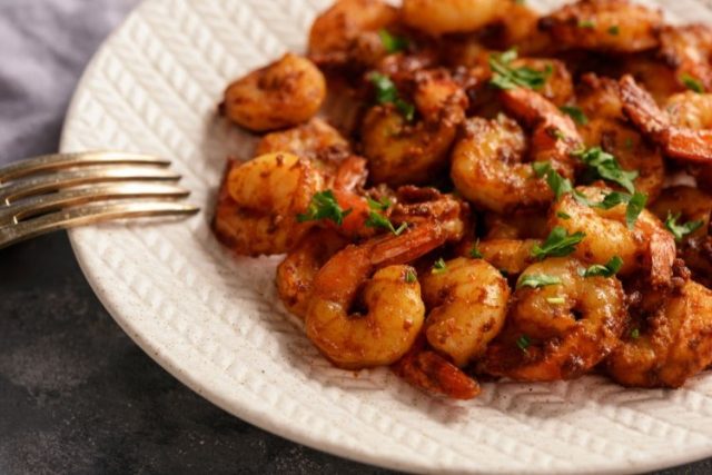 طريقة عمل الروبيان المشوي