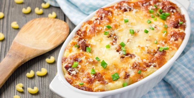 طريقة عمل مكرونة بشاميل بالخضار بدون لحم