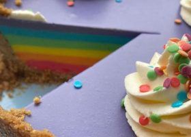 طريقة عمل تشيز كيك قوس قزح